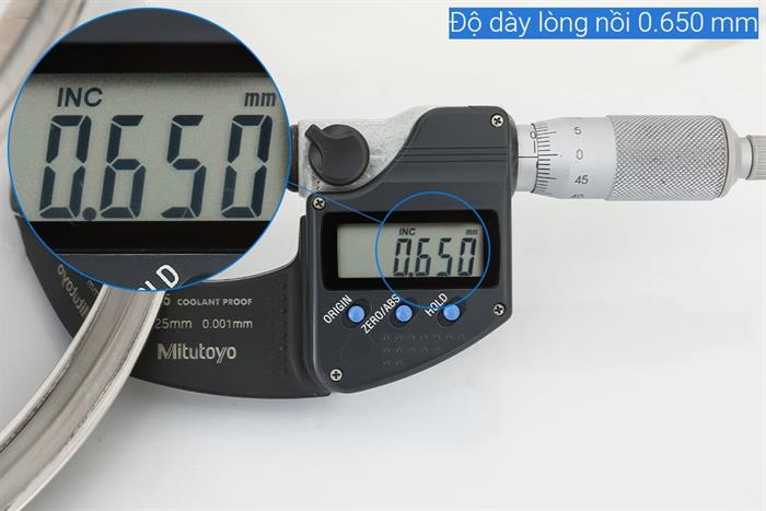 Nồi inox đáy từ nắp kính 24 cm Lock&Lock CSC2423IH Màu Inox