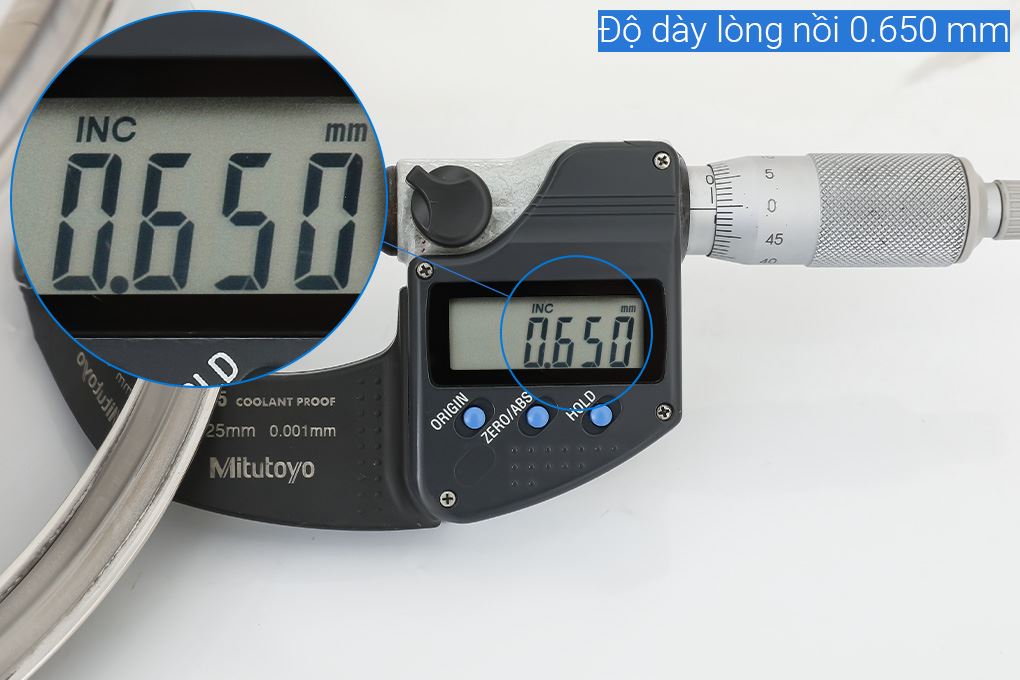 Nồi inox đáy từ nắp kính 24 cm Lock&Lock CSC2423IH Màu Inox