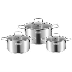 Bộ 3 nồi inox 3 lớp nguyên khối Elmich EL2488IN02