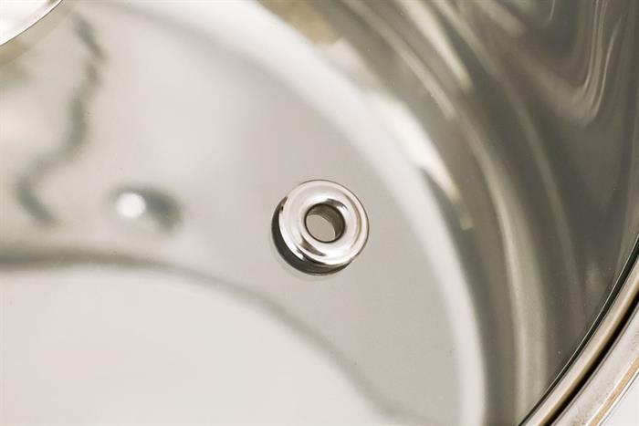 Nồi inox 3 đáy nắp kính 18 cm Inochi Kuro HNK.NIKR.2418 Màu Inox