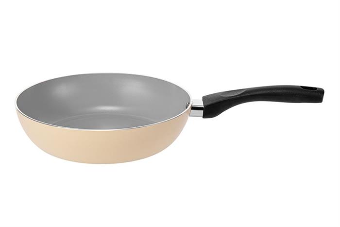 Bộ 4 nồi chảo nhôm chống dính nắp kính Elmich Core Lima Màu Màu be