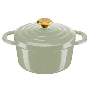 Nồi đúc tráng men xanh Tefal Air E2664424