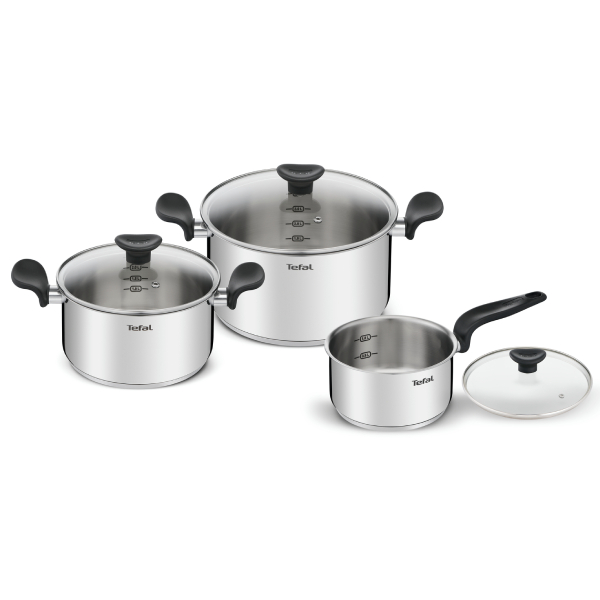 Bộ 3 nồi inox Tefal Primary E3086S74