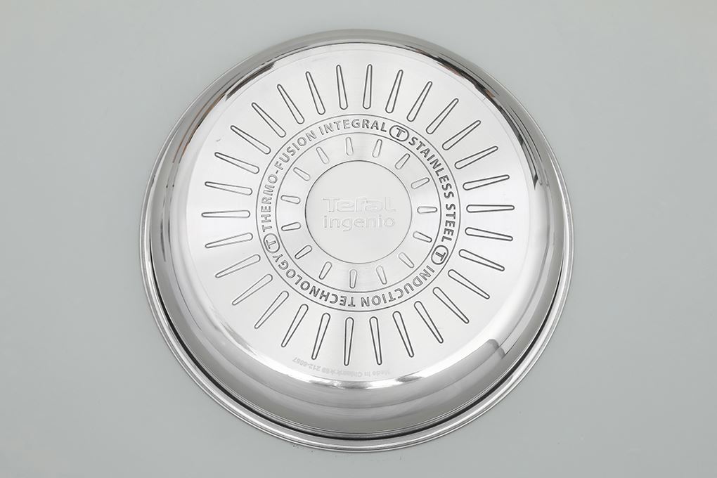 Bộ 3 nồi chảo inox Tefal Ingenio Emotion L896S453 Màu Inox