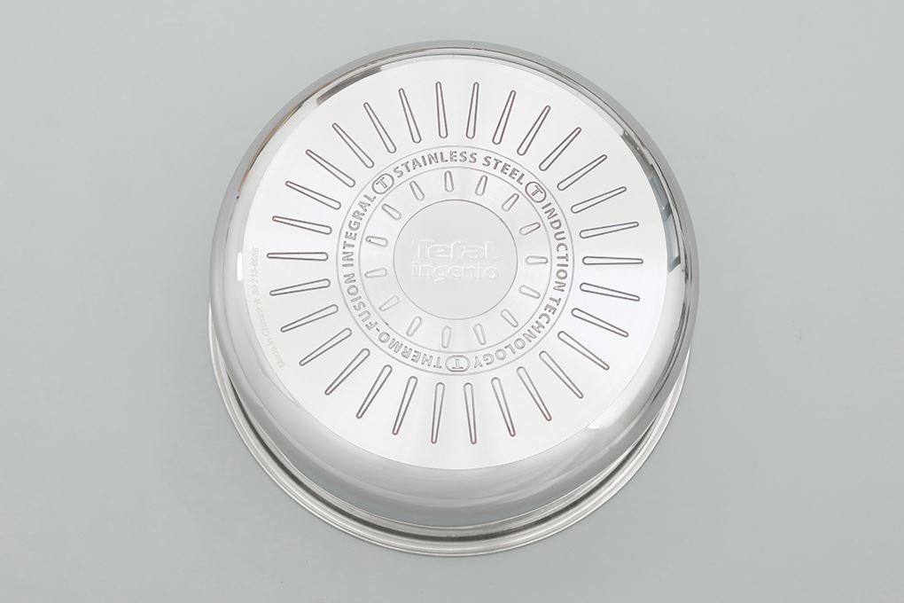 Bộ 3 nồi chảo inox Tefal Ingenio Emotion L896S453 Màu Inox