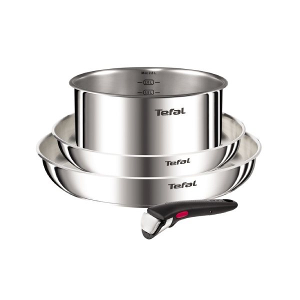 Bộ 3 nồi chảo inox Tefal Ingenio Emotion L896S453