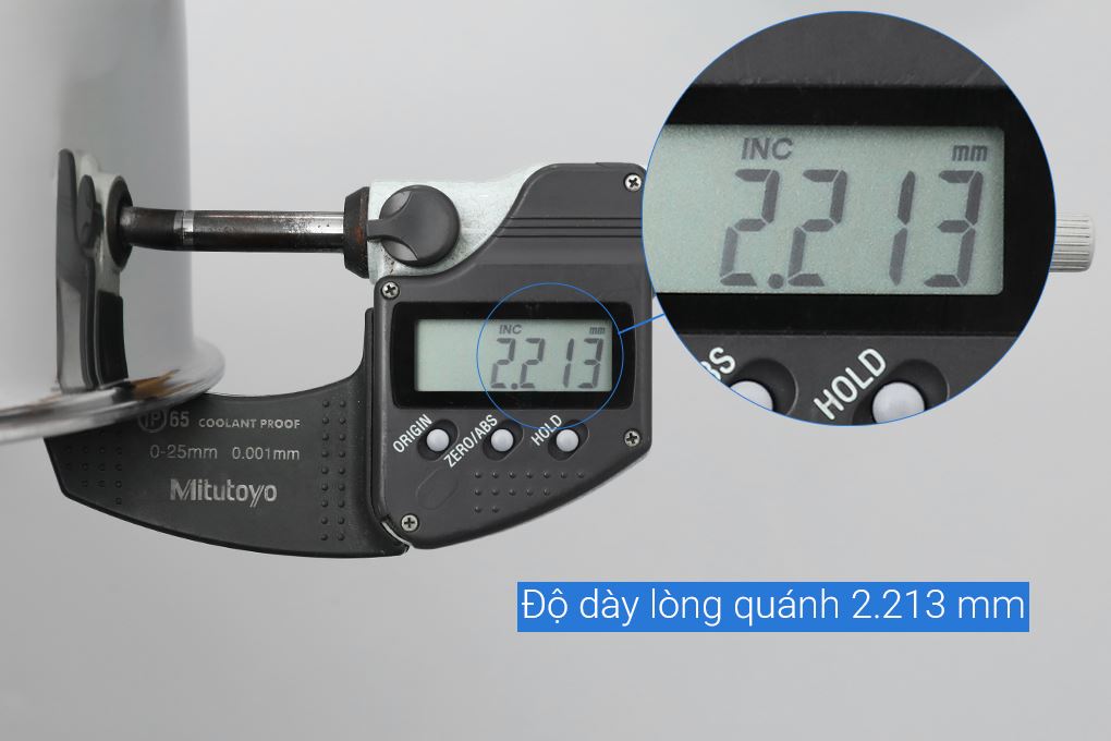 Quánh inox 3 lớp 16 cm Locknlock Eleve CSS1624IH Màu Inox