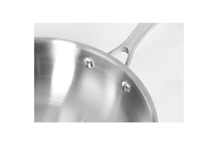 Bộ 4 nồi chảo inox 3 lớp nắp kính Greencook GCS2608-T1 Màu Inox