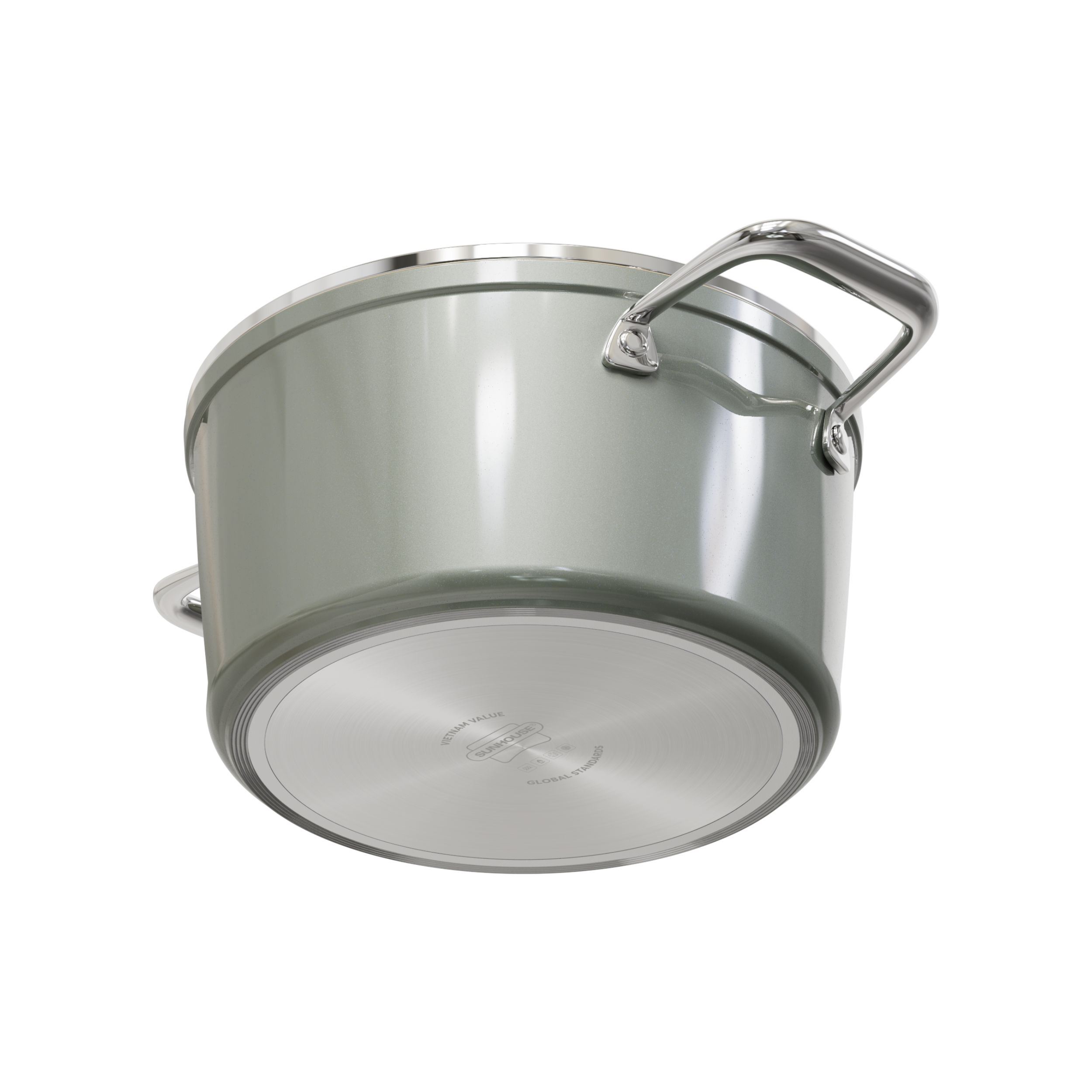 Bộ 3 nồi nhôm chống dính nắp kính Sunhouse Healthy SHG2210DM - 8