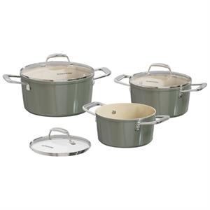 Bộ 3 nồi nhôm chống dính nắp kính Sunhouse Healthy SHG2210DM