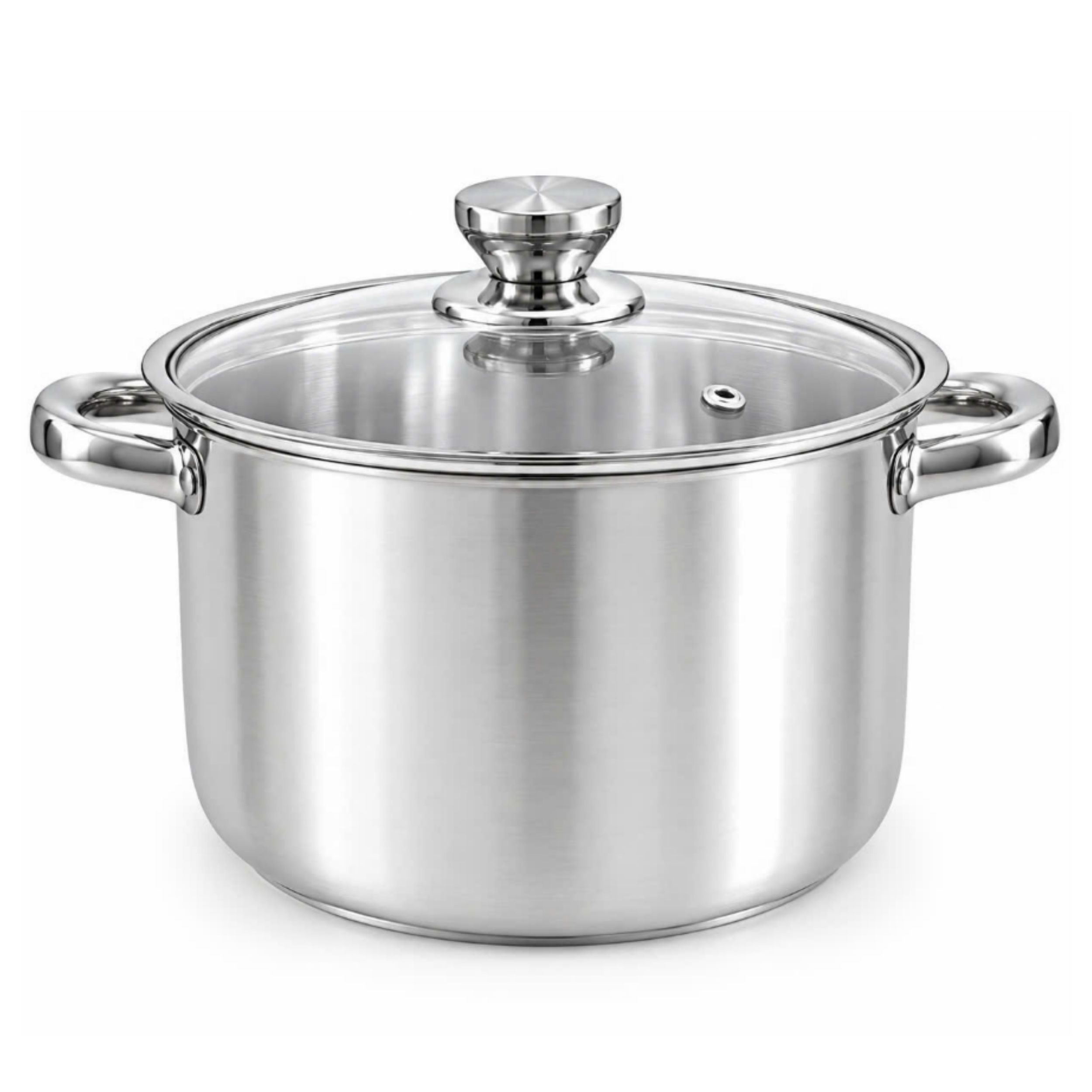 Bộ 3 nồi inox 5 đáy nắp kính Green Cook Milano GCS2617-T1 Màu Inox