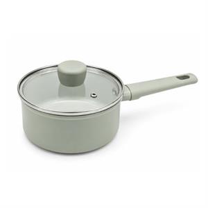 Quánh nhôm chống dính nắp kính 16 cm Green Cook GCS2625-16IH