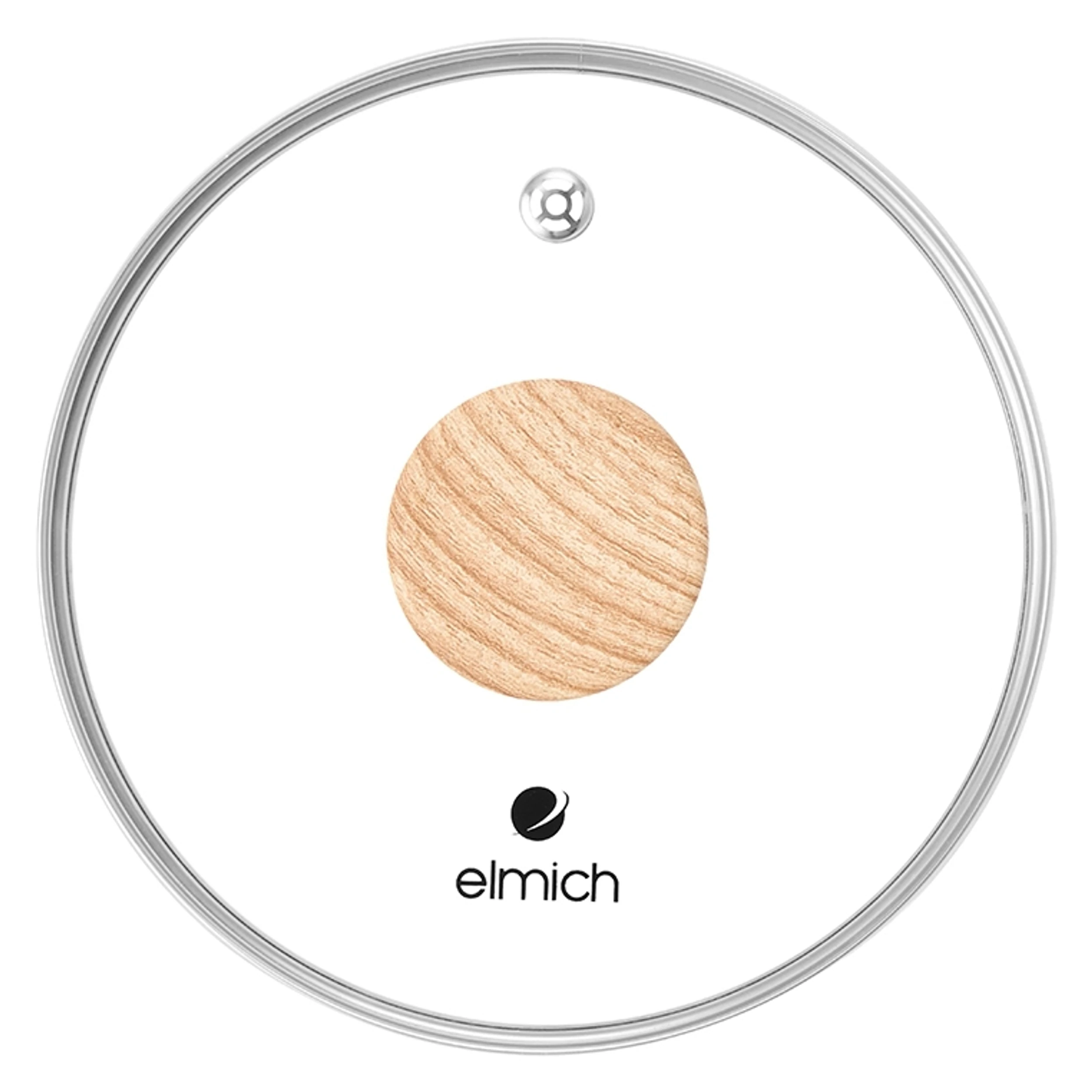 Bộ 5 nồi chảo nhôm chống dính đáy từ nắp kính Elmich Daily Nature - 10