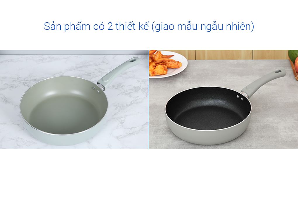 Chảo nhôm sâu chống dính đáy từ 26 cm Elmich Harmonia EL-3781 Xanh Màu Xanh