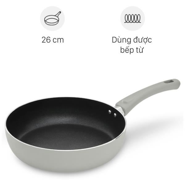 Chảo nhôm sâu chống dính đáy từ Elmich Harmonia EL-3781