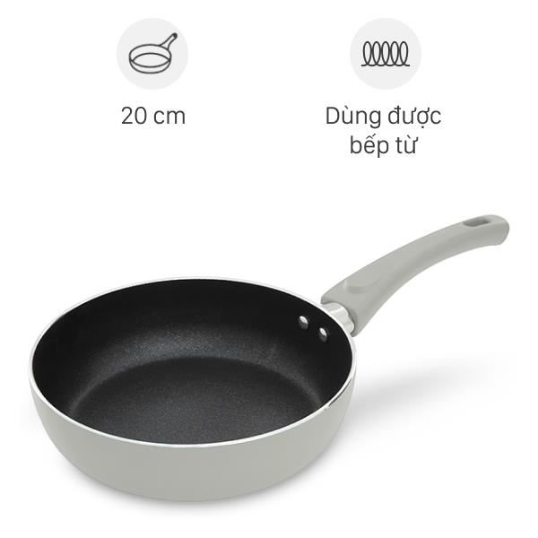 Chảo nhôm sâu chống dính đáy từ Elmich Harmonia EL-3779