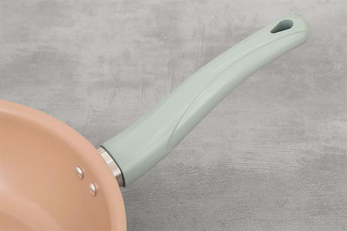 Chảo nhôm sâu chống dính vân đá đáy từ 28 cm Elmich EL-5753MN Màu Xám