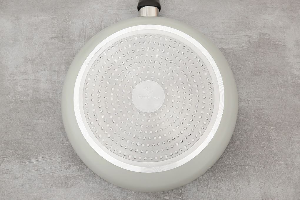 Chảo nhôm chống dính đáy từ 28 cm Elmich Smartcook SM5708MN Màu Xanh Bạc Hà