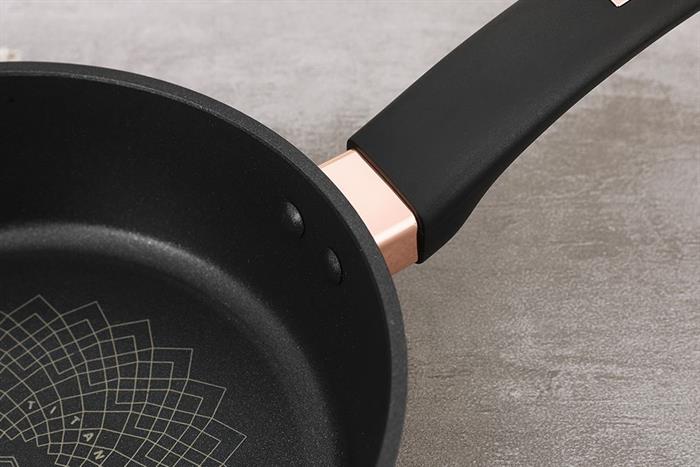 Chảo nhôm chống dính Ultra titanium đáy từ 20 cm Sunhouse ST20B Màu Đen