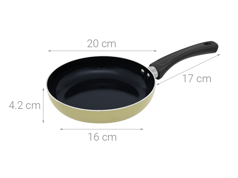 Chảo nhôm chống dính vân đá đáy từ 20 cm Elmich EL- 5748AO20