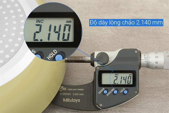 Chảo nhôm chống dính vân đá đáy từ 20 cm Elmich EL- 5748AO20 Màu Vàng
