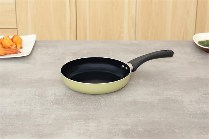 Chảo nhôm chống dính vân đá đáy từ 20 cm Elmich EL- 5748AO20 Màu Vàng