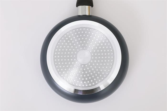 Chảo nhôm chống dính vân đá đáy từ 20 cm Elmich EL- 5748AO20 Màu Đen