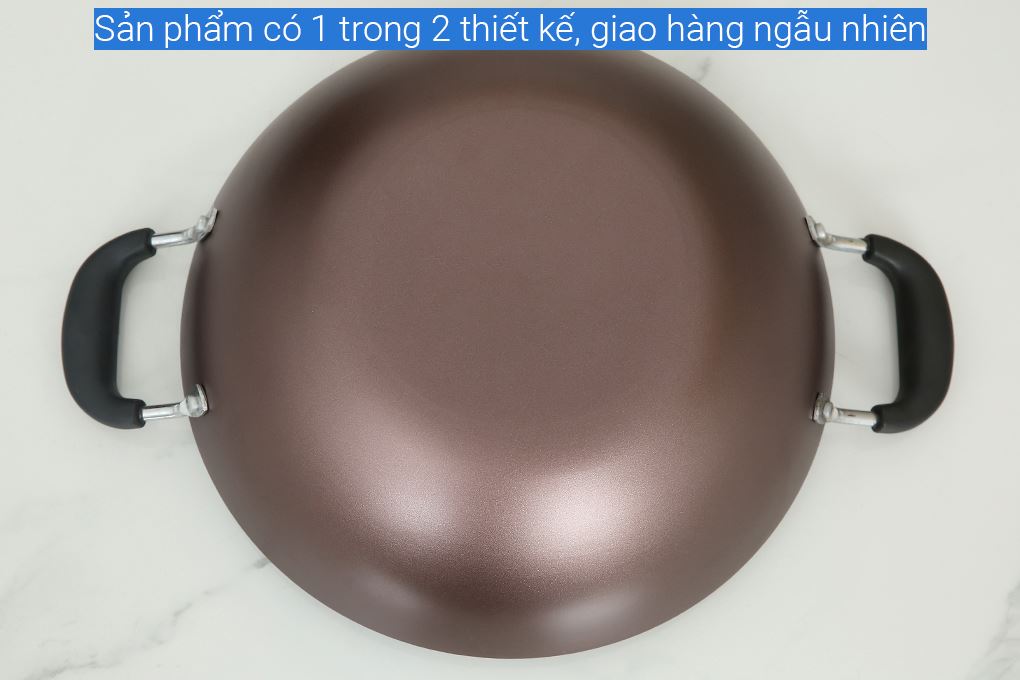 Chảo thép sâu chống dính 32 cm Green Cook GCW03-32IH Màu Đỏ