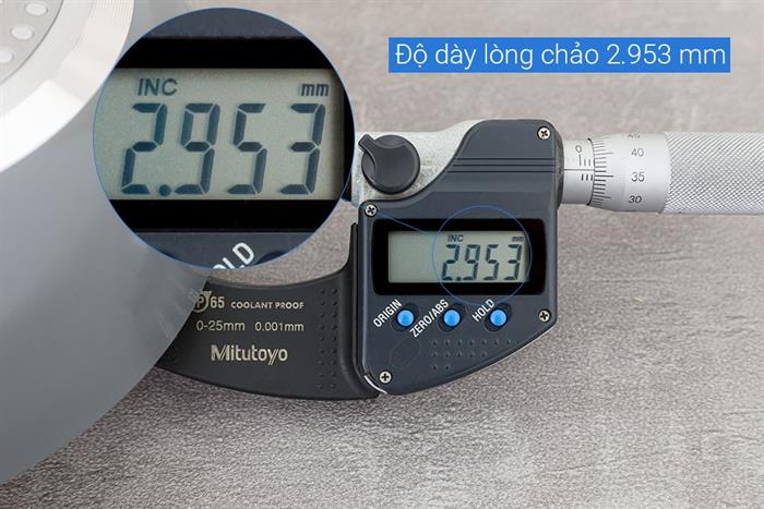 Chảo nhôm chống dính đáy từ 20 cm Elmich Colosseum Y1 EL-3718 Xám Màu Xám