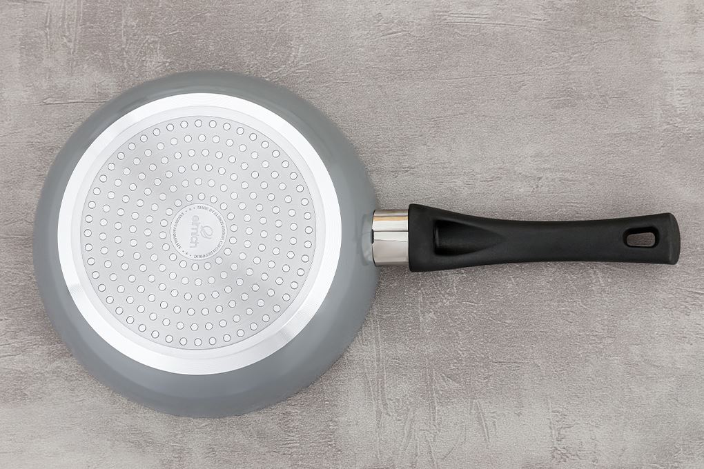 Chảo nhôm chống dính đáy từ 20 cm Elmich Colosseum Y1 EL-3718 Xám Màu Xám