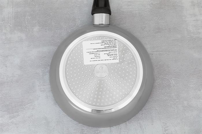 Chảo nhôm chống dính đáy từ 20 cm Elmich Colosseum Y1 EL-3718 Xám Màu Xám