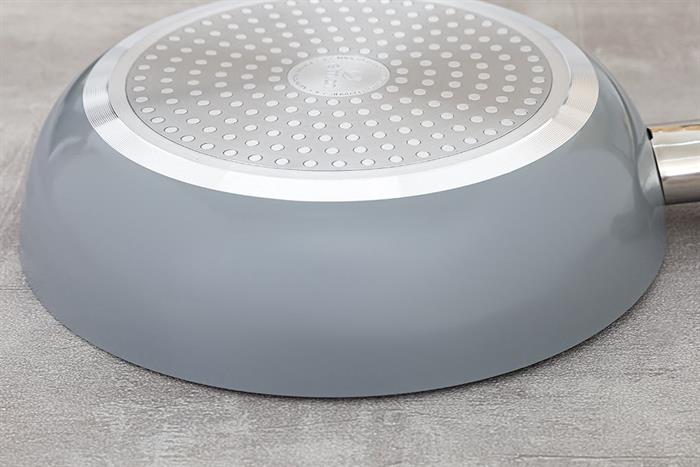 Chảo nhôm chống dính đáy từ 20 cm Elmich Colosseum Y1 EL-3718 Xám Màu Xám