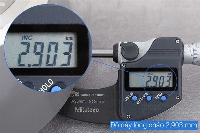 Chảo nhôm chống dính đáy từ 24 cm Elmich Colosseum Y1 EL-3719 Xám Màu Xám