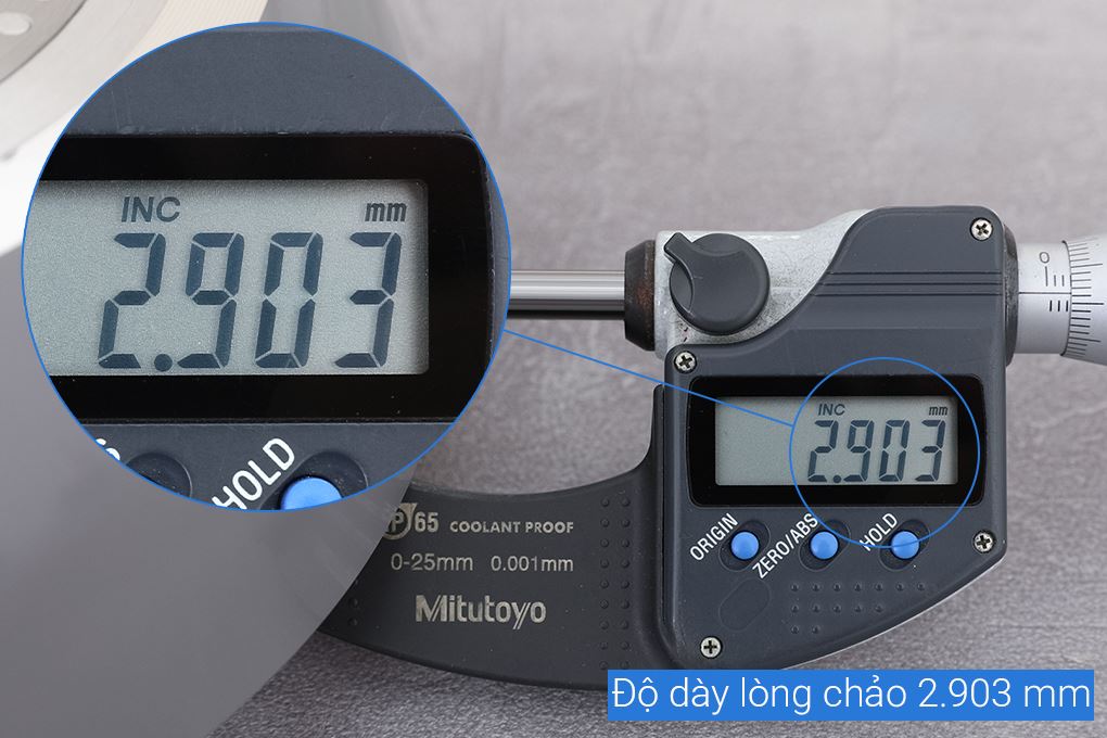 Chảo nhôm chống dính đáy từ 24 cm Elmich Colosseum Y1 EL-3719 Xám Màu Xám