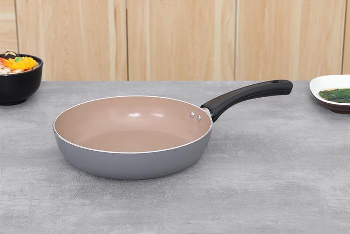 Chảo nhôm chống dính đáy từ 24 cm Elmich Colosseum Y1 EL-3719 Xám Màu Xám