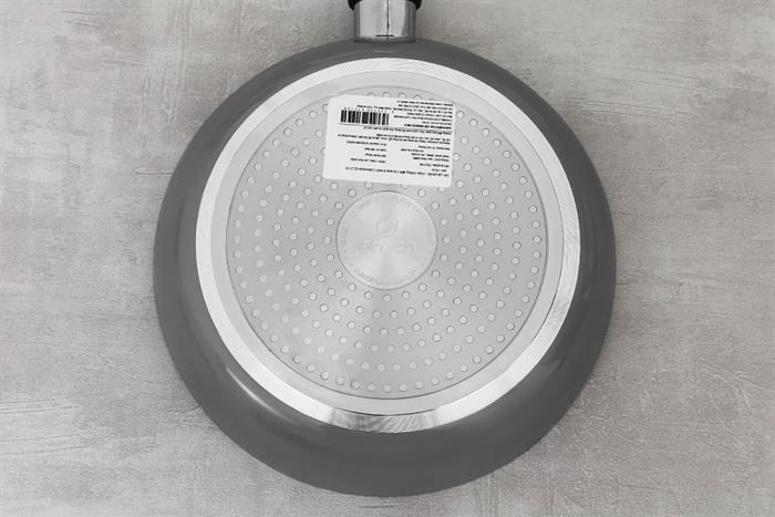 Chảo nhôm chống dính đáy từ 24 cm Elmich Colosseum Y1 EL-3719 Xám Màu Xám