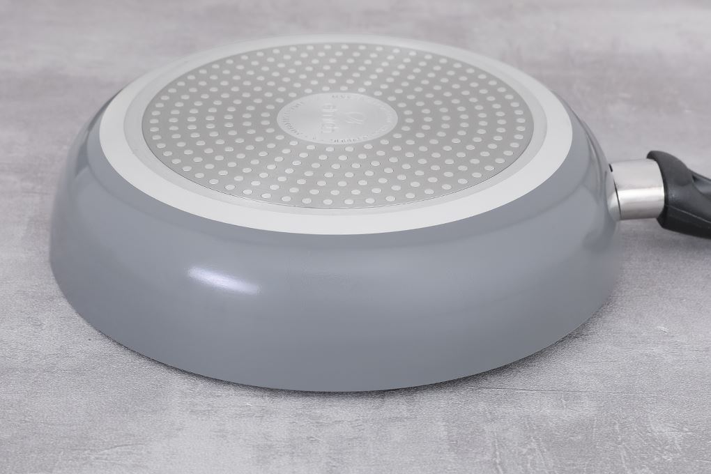 Chảo nhôm chống dính đáy từ 24 cm Elmich Colosseum Y1 EL-3719 Xám Màu Xám