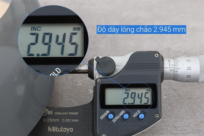 Chảo nhôm chống dính vân đá đáy từ 26 cm Elmich Colosseum Y1 EL-3720 Xám Màu Xám