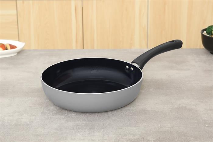 Chảo nhôm chống dính vân đá đáy từ 26 cm Elmich Colosseum Y1 EL-3720 Xám Màu Xám