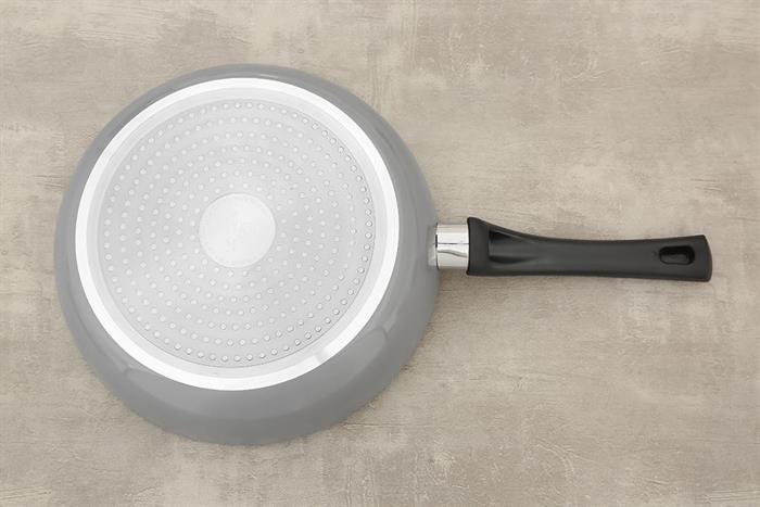 Chảo nhôm chống dính vân đá đáy từ 26 cm Elmich Colosseum Y1 EL-3720 Xám Màu Xám