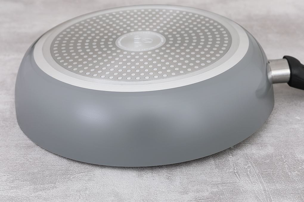 Chảo nhôm chống dính vân đá đáy từ 26 cm Elmich Colosseum Y1 EL-3720 Xám Màu Xám