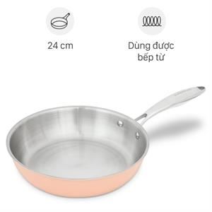 Chảo inox đáy từ 24 cm Sunhouse IN24M6P Chảo inox đáy từ 24 cm Sunhouse IN24M6P