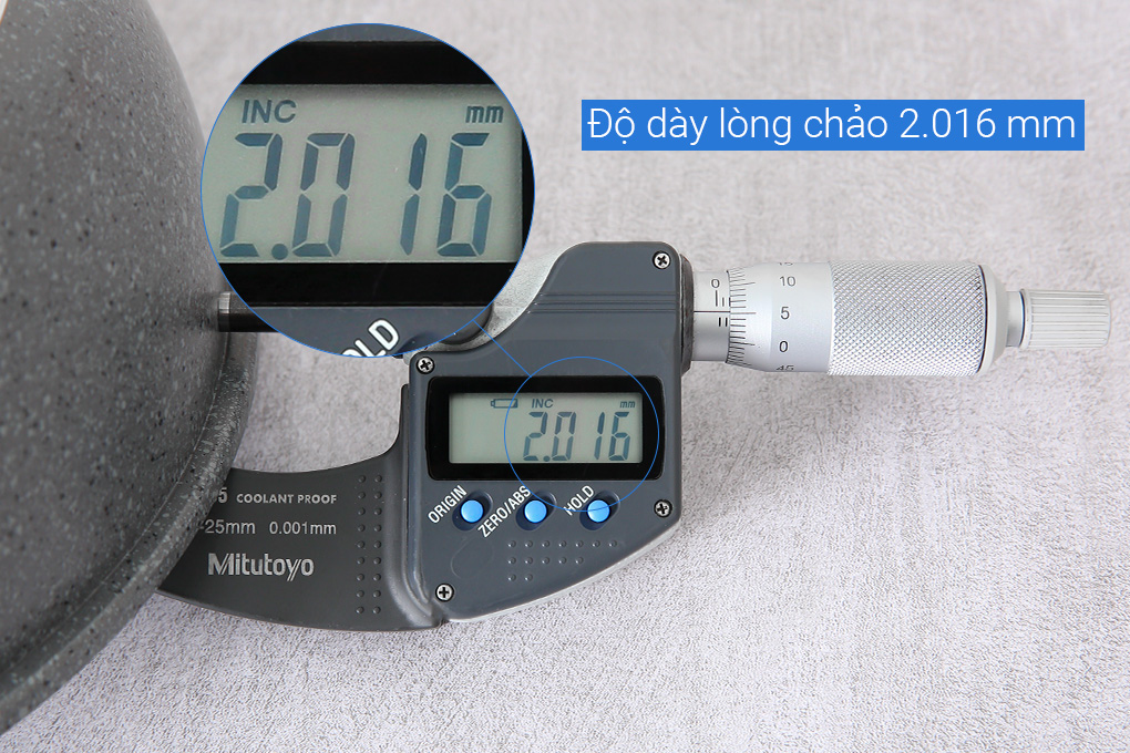 Chảo nhôm chống dính vân đá đáy từ 22 cm Sunhouse SHS22MW Màu Xám