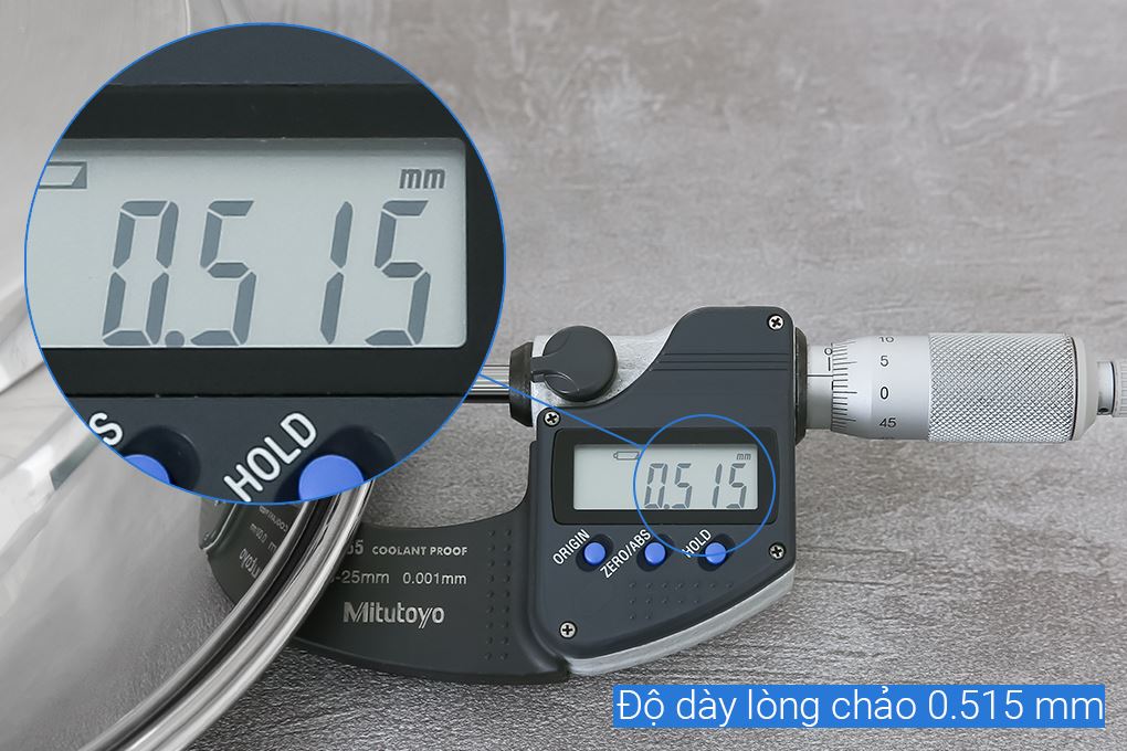 Chảo inox sâu chống dính đáy từ 24 cm Elmich EL-2459IC24 Impact bonding Màu Inox