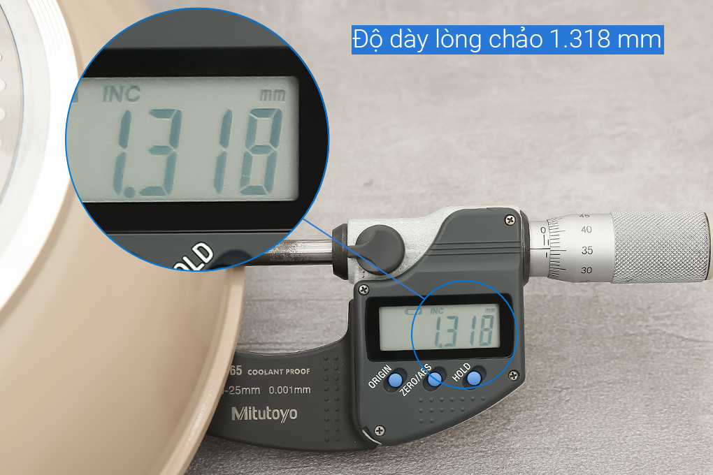 Chảo nhôm chống dính vân đá đáy từ 26 cm Sunhouse SBDS26M Màu Nâu