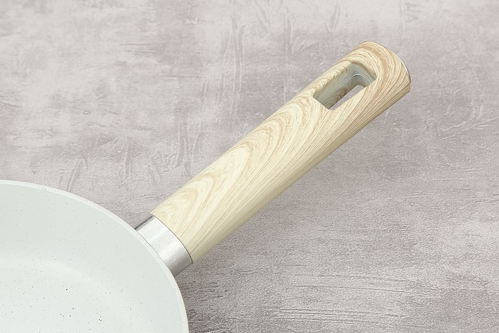 Chảo nhôm chống dính vân đá đáy từ 20 cm Delites RLJ-3020 Màu Xám