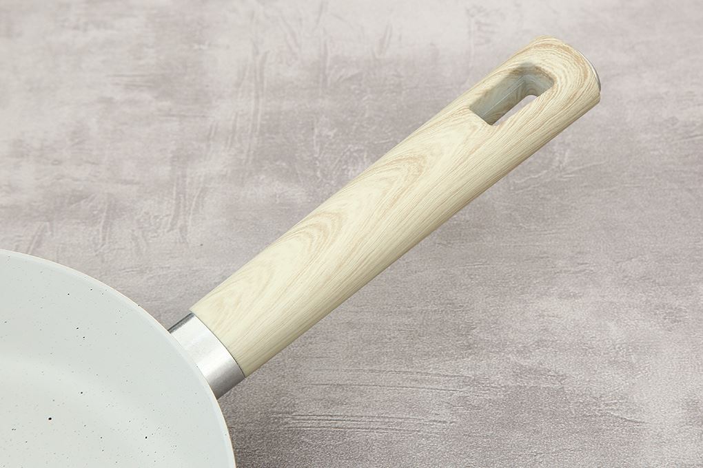 Chảo nhôm chống dính vân đá đáy từ 24 cm Delites RLJ-3024 Màu Xám