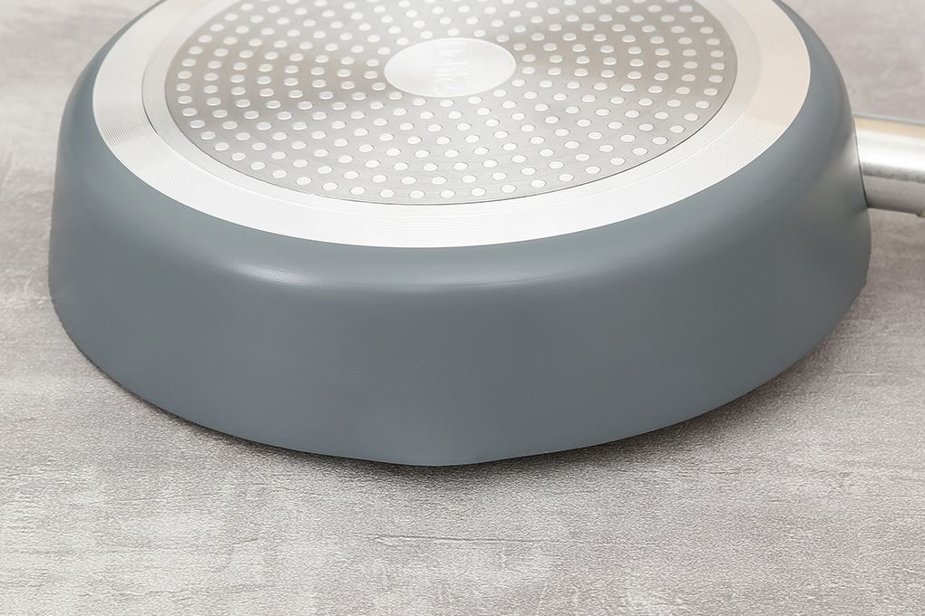 Chảo nhôm chống dính vân đá đáy từ 24 cm Delites RLJ-3024 Màu Xám