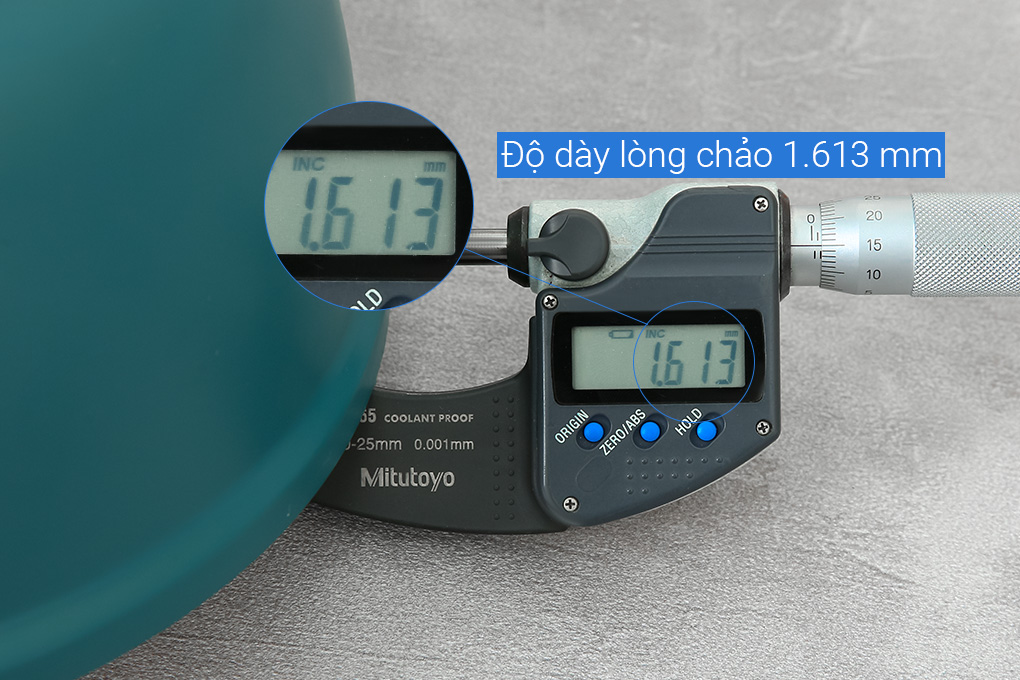 Chảo nhôm sâu chống dính vân đá đáy từ 28 cm Delites LY-DSCP1828 Màu Xanh