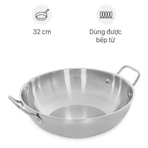 Chảo inox sâu đáy từ 32 cm Elmich Basic EL-2850IN32